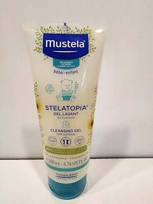 Mustela Stelatopia Gel Limpiador con Girasol 6.7 oz 200 ml. Foto 1 de 4