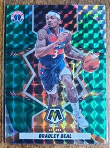 2021-22 Panini Mosaic - All NBA Green Mosaic Prizm #294 Bradley Beal - Picture 1 of 1