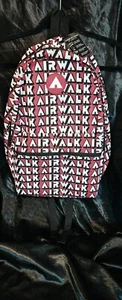 Airwalk Backpack - Vintage - Laptop Pouch - Logo Pattern - Excellent Condition - Picture 1 of 7