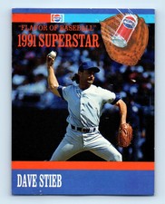 1989 FLEER BASEBALL ALL-STARS PEPSI DAVE STIEB TORONTO BLUE JAYS #4