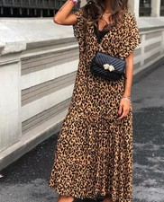 ZARA LEOPARD PRINT DRESS SMALL BLOGGERS FAVOURITE