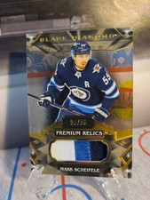 MARK SCHEIFELE 2019-20 Black Diamond Premium GAME USED PATCH /25 WINNIPEG JETS 