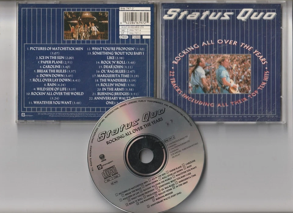 CD   Status Quo  - Rocking all over the years  - - Bild 1 von 1