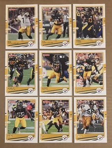 2020 Donruss NFL Football Pittsburgh Steelers Complete Veteran 9 Card Team Set! - Picture 1 of 1