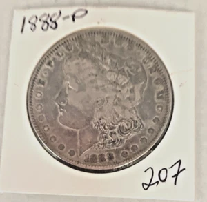 1888-P Morgan Silver Dollar $1 90% Silver - Picture 1 of 6