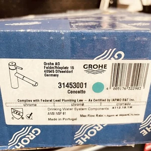 Grohe 31453001 Concetto Single-Handle Pull-Out Kitchen Faucet, *Missing Nozzle* - Picture 1 of 6