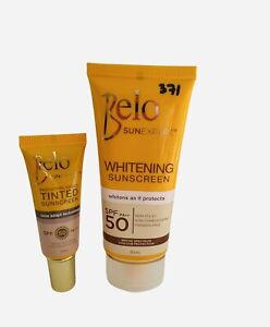 Belo Whitening Sunscreen 50ml & Belo Tinted Sunscreen SPF 50 PA+++ 10ml