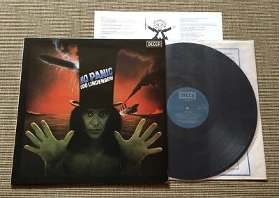UDO LINDENBERG & THE PANIK ORCHESTRA NO PANIC LP 1976 UK DECCA P3WP3W INSERT M- - Image 1 of 4