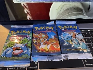 POKÉMON 3 SET BASE ITALIAN SEALED CHARIZARD VENUSAUR BLASTOISE - Imagen 1 de 10