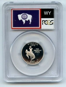 2007 S 25C Silver Wyoming Quarter PCGS PR70DCAM - Picture 1 of 2