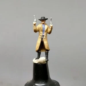 New Miniature Figure Cowboy Gunslinger Duel #2 Scale HO 1:87 NO PREISER - Picture 1 of 4