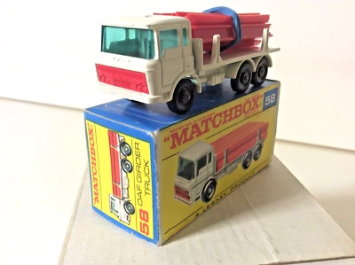 Matchbox/Lesney 1-75 Regular Wheels No.58c DAF Girder Truck 1968-70 mit OVP F2 - Bild 1 von 4