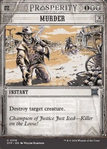 *MtG: 4x Murder - Outlaws of Thunder Junction: Breaking News Uncommon* - Bild 1 von 1