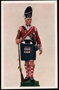 Seaforth Highlanders Sergeant 78th Highland Regt Of Foot Grenadier Coy Postkarte - Bild 1 von 2