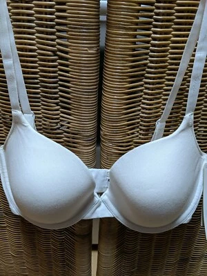 DKNY Camiseta Sujetador Estilo 453270 Blanco Talla 36D Convertible Correas Con Aros DEFECTOS Foto 1 de 4