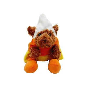 Tier Abenteuer Bär in Halloween Zuckermais Outfit Plüschtier Stofftier 10 Zoll - Bild 1 von 7