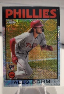 2021 Topps Chrome Alec Bohm #86TC-51 Mojo Refractor - Picture 1 of 2