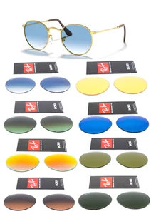 Ray Ban coppia lenti di ricambio da sole sfumate 3447 per round metal 50 oro blu - Imagen 1 de 18