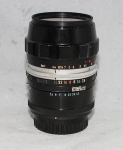 Nikon Micro Nikkor 55mm f/3.5 NON-AI lens w/ extender - Picture 1 of 5