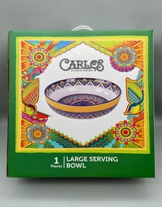 Carlos by Carlos Santana große Servierschüssel 12" Neu in Box festlich bunt - Bild 1 von 7