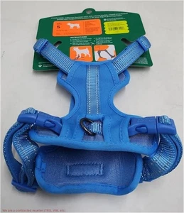 Reflective, Adjustable and Reinforced Stitching Comfort Dog Harness - S - Blu... - Picture 1 of 3