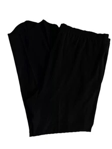 Moyuru schwarze 100 % Laine Wolle Hose hergestellt in Tokyo Japan ÜBERGROSSE TAILLE 41” - Bild 1 von 14