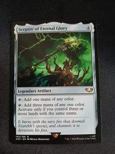 1x MTG Sceptre of Eternal Glory - Universes Beyond: Warhammer 40,000 (40K) NM - Picture 1 of 2