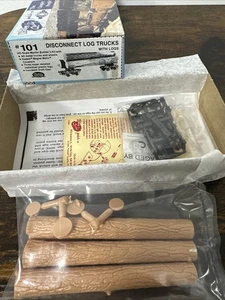 Kadee HO Scale Kit #101 Disconnect Log Trucks w/Log Load (1 Pair) NOS Kit 1:87 - Picture 1 of 6