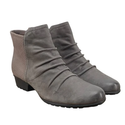 Nuevas botas al tobillo Rockport Cobb Hill Gratasha panel gris oscuro (HF5) para mujer talla 11 Foto 1 de 4