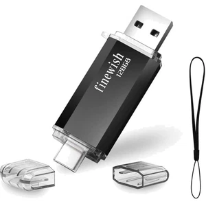 USB Stick, 128 GB, USB C OTG, Flash Drive, USB 2.0, Daten Speicher, Dual, PC,... - Bild 1 von 2