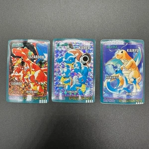 Charizard Blastoise Dragonite Pokemon Sealdass Sticker Evolution Nintendo Japan - Picture 1 of 7