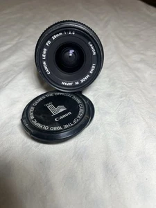 Two Camera Lens , Canon Lens FD28mm 1:2.8 And Promatic Cf Mc 1:4.5 F=-80-200mm - Picture 1 of 9