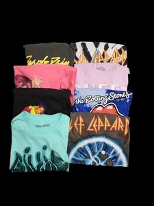 T-Shirts verschiedene Rockband Großhandel Posten Wiederverkäufer Bündel Neu mit Etikett/Neu ohne Etikett - Bild 1 von 4