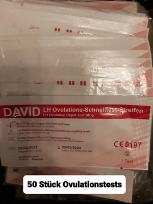 50 Ovulationstests + 9 Schwangerschaftstest Teststreifen 10miu abgelaufen!  - Bild 1 von 2