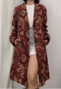 CABI Mulberry Tapestry Jacket Sz 10 Holiday Old Money Academia Career Coat - Picture 1 of 8