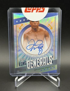 Floyd Mayweather Jr. 💥🥊 RING GENERALS ON-CARD AUTO /120! Topps Chrome Boxing - Picture 1 of 4