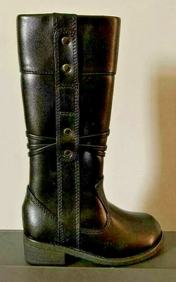 Botas Niñas High Rider Negro Vestido Botas Nuevas Kenneth Cole Niñas Pequeñas Talla 8 Foto 1 de 4