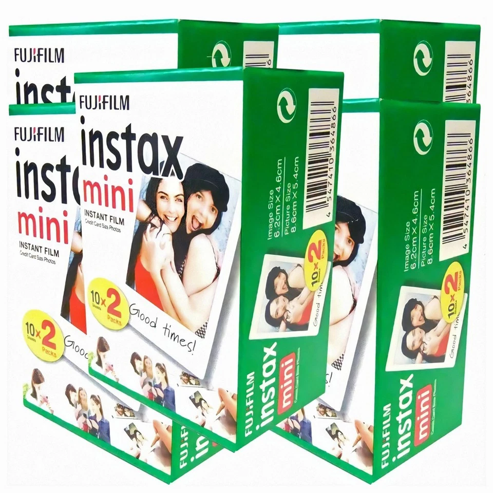 Fujifilm Instax Mini Instant Film Multipack para Mini 8 9 11 12 40 90 NEO - Imagen 1 de 4