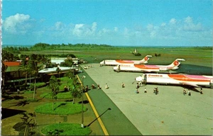 Kahului Airport with Aloha Air Planes, 1980 Maui County Airport Hawaii HI - Picture 1 of 2