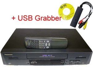 Panasonic NV-FJ 616 6-Kopf VHS Videorecorder, S-VHS wiedergebe + USB Grabber - Bild 1 von 21