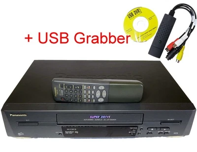 Panasonic NV-FJ 616 6-Kopf VHS Videorecorder, S-VHS wiedergebe + USB Grabber - Bild 1 von 4