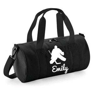 Personalisierte Eishockey Fass Tasche 12L, stilvolle robuste Reisetasche für Mädchen & Jungen - Bild 1 von 60