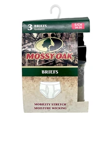 Calzoncillos para hombre Mossy Oak talla S (28-30) camuflaje 3 pares ropa interior - Imagen 1 de 3