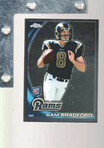 2010 Topps CHROME #C150 Sam Bradford ROOKIE CARD RC RAMS - Picture 1 of 1