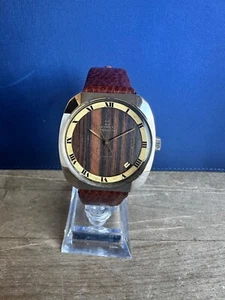 Movado Zenith Surf Wood Dial ref. 01-0060-380 rarissimo dial legno, revisionato - Foto 1 di 8
