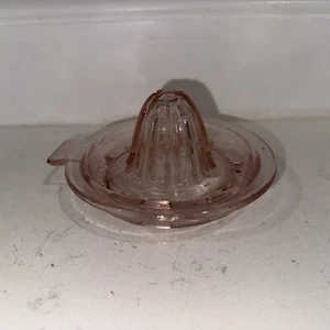 Vintage Pink Depression Glass Orange/ Lemon Juicer - Picture 1 of 3