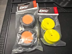 NEW – Losi Mini 8ight Front Wheel and Tire Set – Not Mounted - Picture 1 of 4