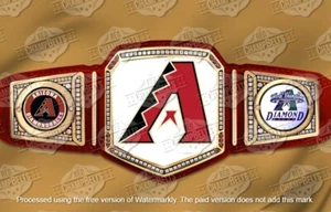Arizona Diamondbacks MLB World Series Championship Belt Adult Size 2mm Brass - Picture 1 of 1