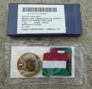 Kuwait Befreiungsmedaille & Band Set Neu in Box Golfkrieg - Bild 1 von 5
