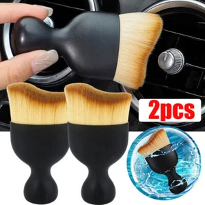 2x Car Interior Cleaning Soft Brush Instrument Panel Crevice Dust Removal Tools - Imagen 1 de 15